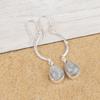 Black Rutile Gemstone Handmade Jewelry, 925 Solid Sterling Silver Earrings, Handmade Glorious Earrings For Wedding Gift
