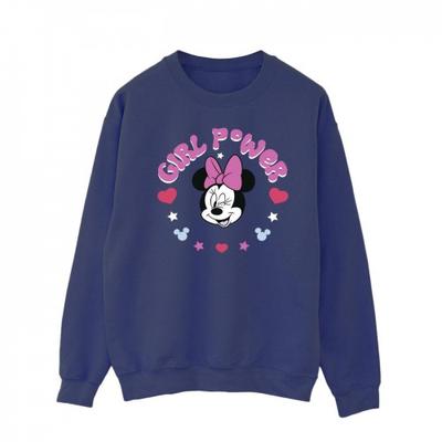 Mens Minnie Mouse Girl Power Sweatshirt