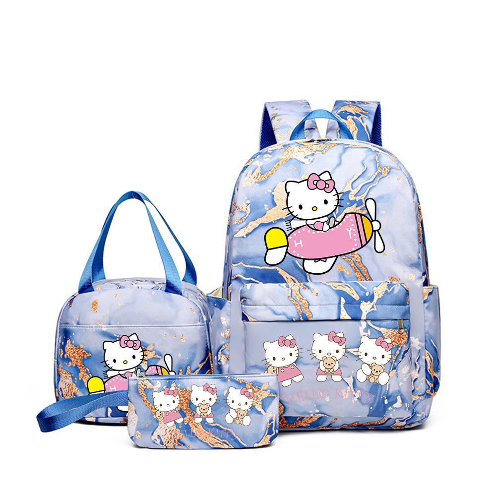 Student Schoolbag Large-Capacity Printing Junior High School College Student Casual Simple Backpack