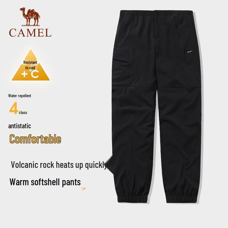 CAMEL Outdoor Windproof Thermal Soft Shell Pants M