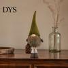 Durable Resin Craft Gifts Vintage Farmhouse Gnome Figurine, Dangle Leg Statue Rustic Tabletop Desktop Display Figurines Ornament for Fall Thanksgiving