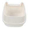 Cat Litter Box Semi Enclosed Large Capacity Prevent Sand Leakage Pet Kitten Toilet with Shovel Milk