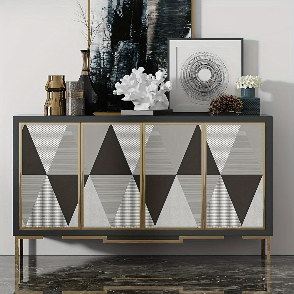 33D Effect Metallic Geometric Marble Self Adhesive Wallpaper Modern Quartz Triangles PVC Wallpaper Living Space and Feature Wall