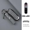 Compatible Dongfeng Fengguang 580 E380 Remote Key Cover: Metal Protective Shell with Leather Wrap for 2016/2017 Models