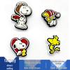 Snoopy Series PVC Shoe Flower Accessories - Cute, Versatile Shoe Buckles