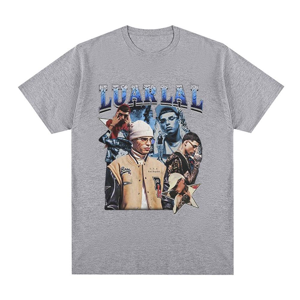 Rapper Luar La L L3TRA Graphic T Shirts Men's Fashion Vintage Short Sleeve T-shirts Cotton Casual Oversized T-shirt Streetwear