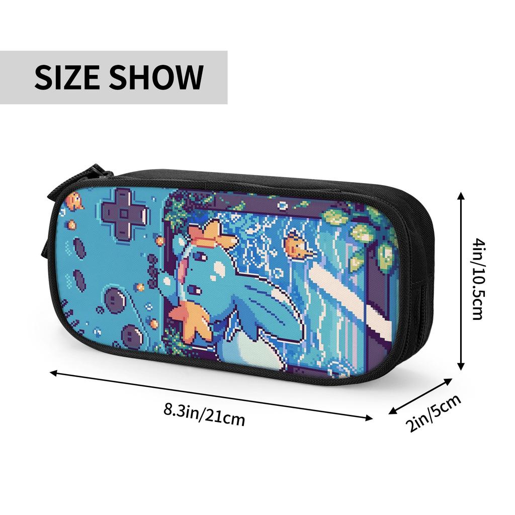 Custom Cartoon Pokemon Theme Large Capacity Bags for Child School Pencil Bag for Boys Gilrs Kids