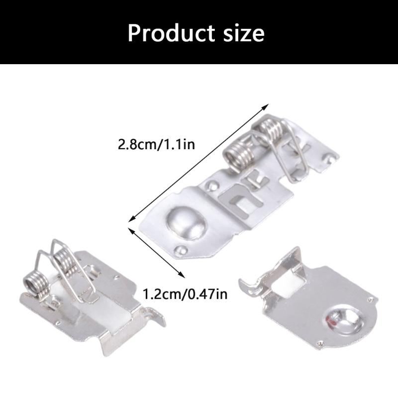 Battery Holder for Controller Nunchuck Hand Curved Handle Accessories Replacement Battery Terminals Spring Contacts