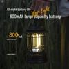 Waterproof Retro Portable Lantern with Type-C Charging for Camping