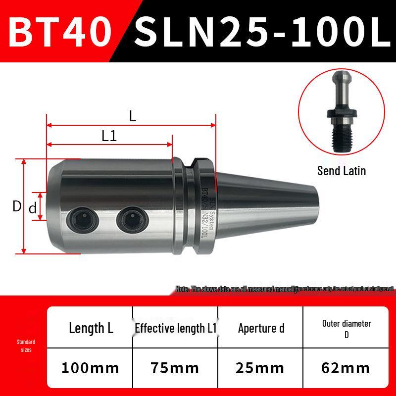 

BT40SLN20100 CNC Side-Lock Shank U Drill and Lathe Tool