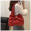New Fashion Women's Bowknot Design Minimalist Chic Large Capacity Armpit Single Shoulder Bag