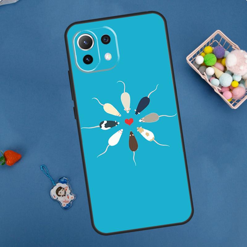 

Чехол Мышь Крыса Для Xiaomi 15 Ultra 13 14 11T 12T 13T 14T Pro POCO X7 Pro F5 F6 M6 X3 X5 X6 Pro Бампер POCO X6