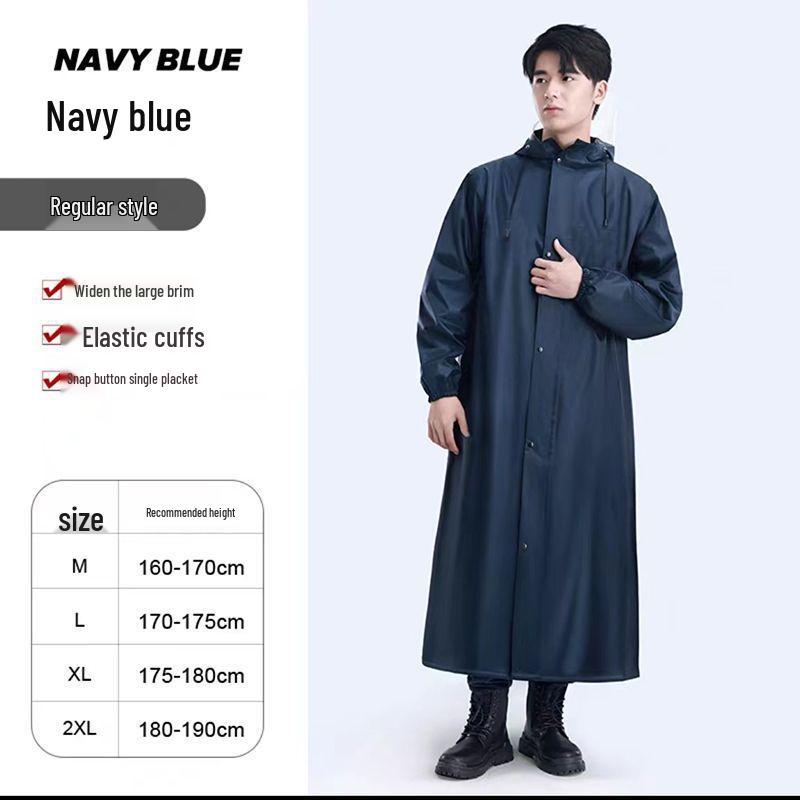 Unisex Full-Body Reflective Anti-Storm Raincoat Jumpsuit