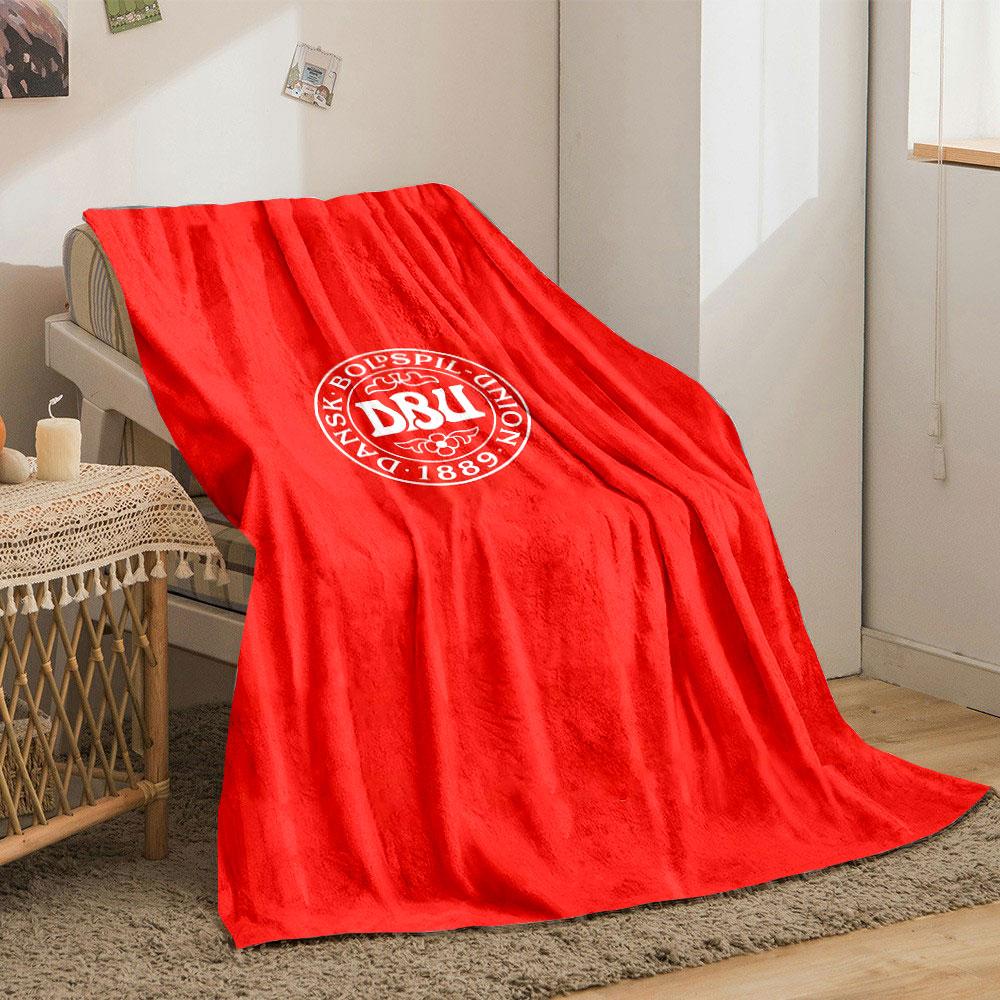 Red Blanket with DBU Emblem Design print blanket soft and cozy perfect for the living room bed sofa or a nap,gift