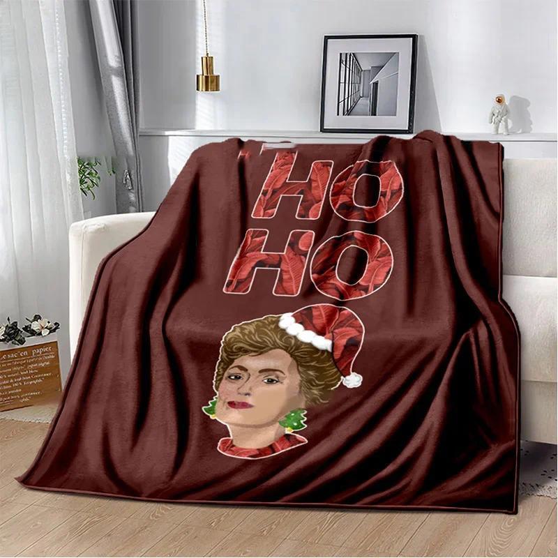 Classic Tv Throw Blanket Golden Girls Friend Ship Flannel Lightweight Plush Fuzzy Cozy Soft Blankets and Throws Custom Blankets