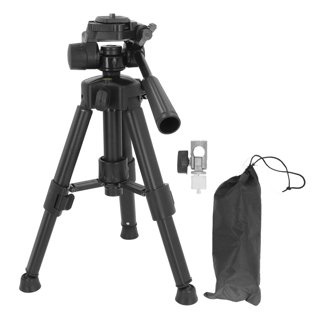 Telescopic Level Tripod 360 Degree Rotatable Horizontal Vertical Tripod Thickened Camera Clamp Suppo