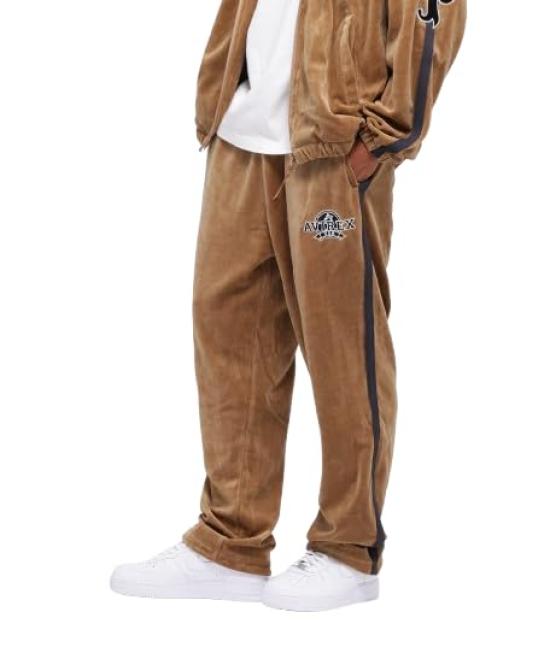 

Avirex Exclusive Velour Track Size 386 WEB&DEPOT Pants, Men s XL, Camel, (Product Code 783-4210018)