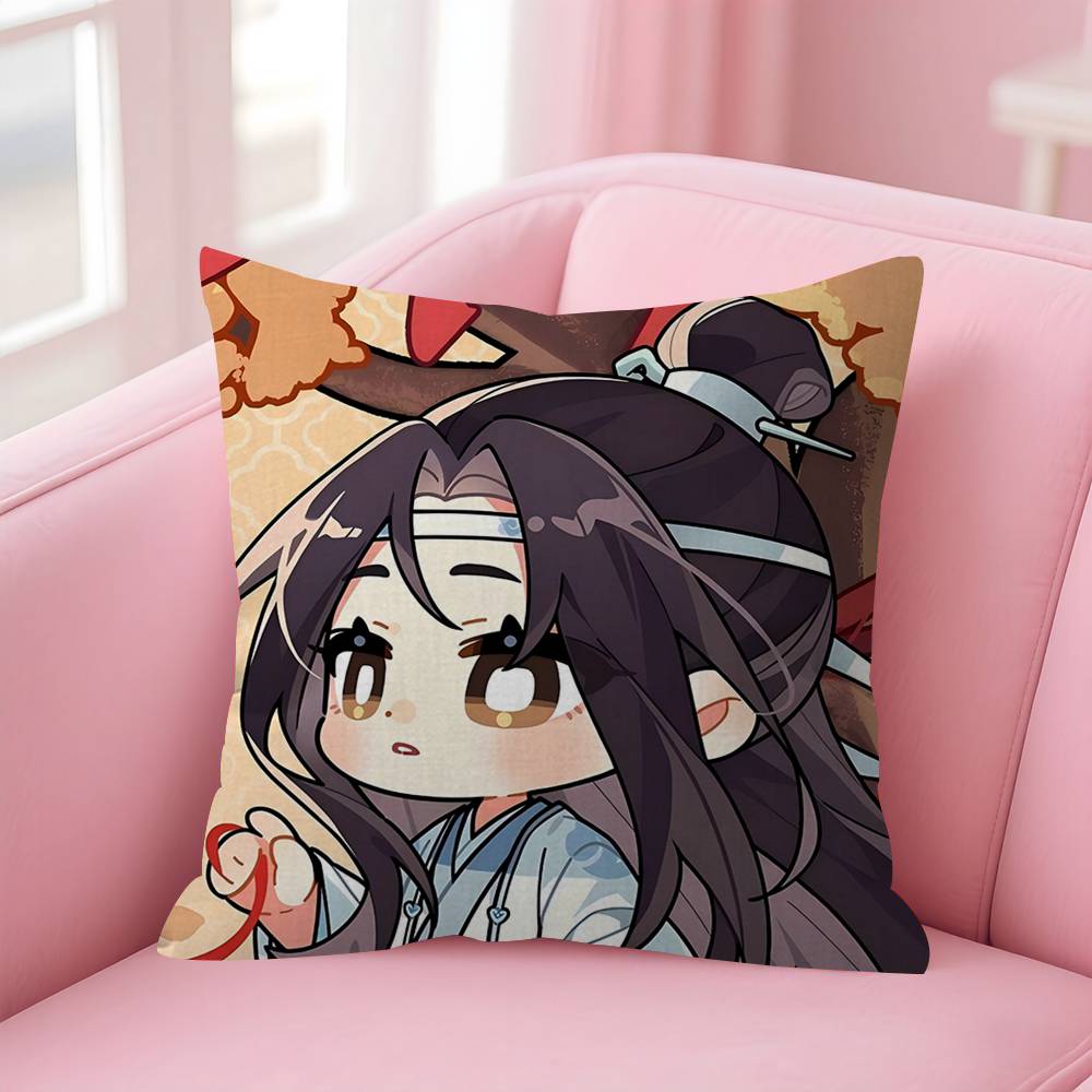 Anime Mo Dao Zu Shi Pillow Cover Sofa Cushion Cover Home Room Decoration Children Gift