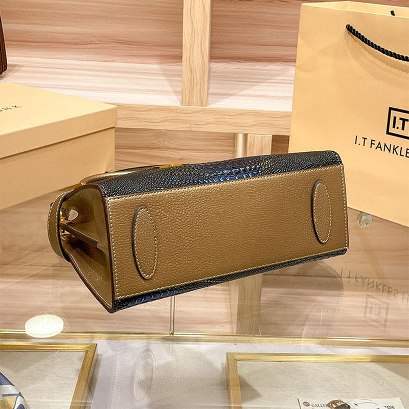 Dámská taška slavných značek luxusní pravá kůže crossbody taška s velkou kapacitou