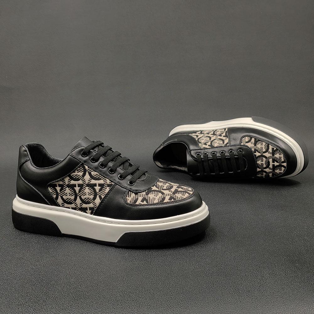 Herr Vår Canvas Skor: Trendiga, Mångsidiga, High-End, Tjocksulade, Andningsbara Vardagsskor