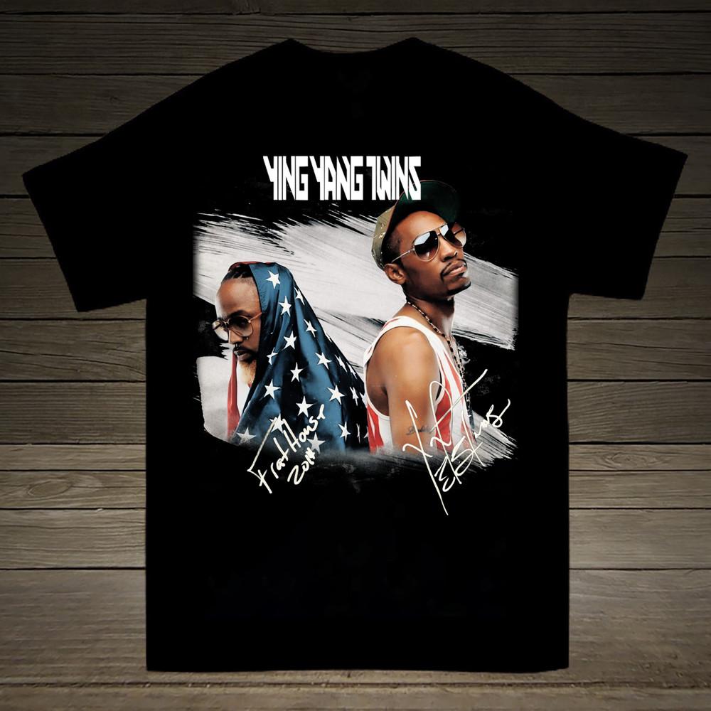 

Hot Ying Yang Twins Band Gift For Fan Black Unisex T-shirt Unisex T-Shirt S