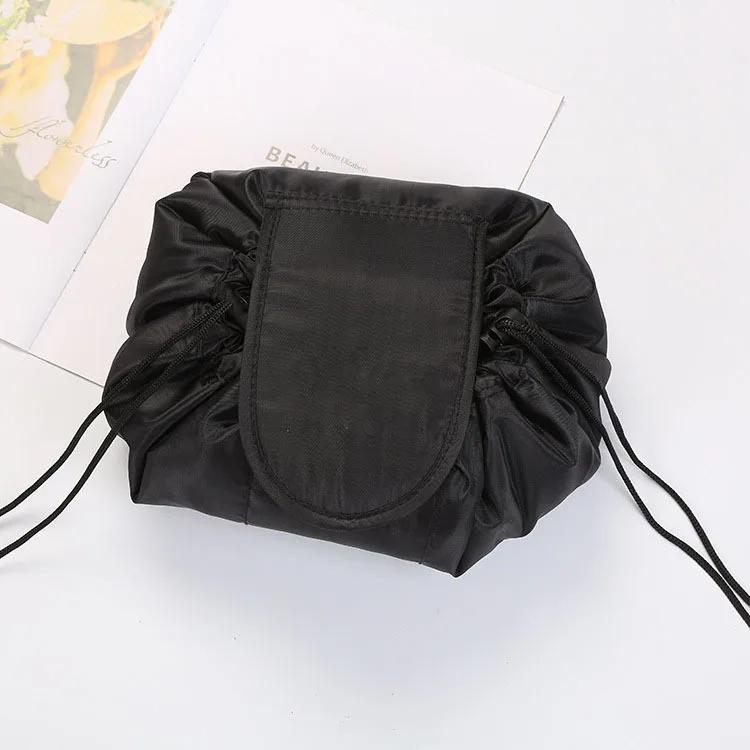 Waterproof Travel Drawstring Cosmetic Bag – Women’s Portable Makeup Pouch & Toiletry Beauty Organizer Case