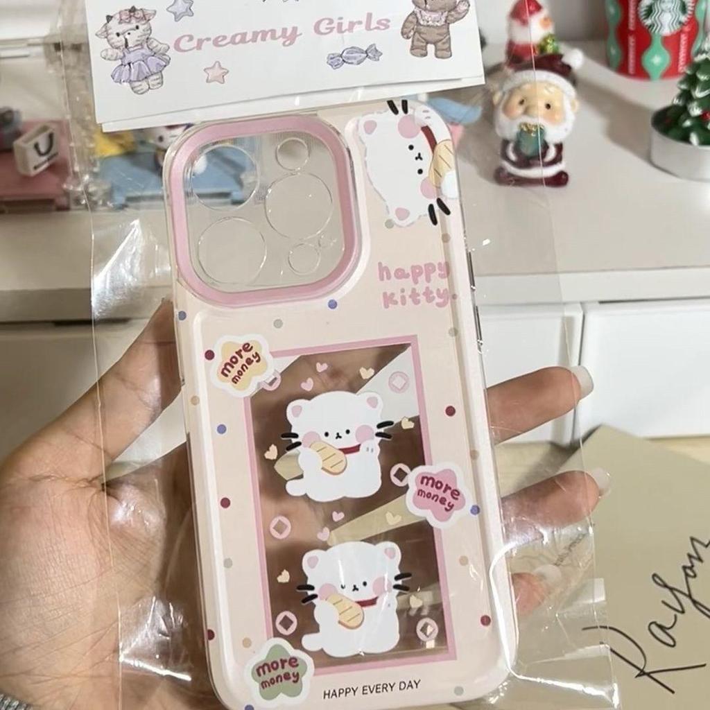 Drop-Proof Soft Shell Phone Case: Cute Maneki Neko for Apple 15/14/13 Pro Max and 12/XS Max