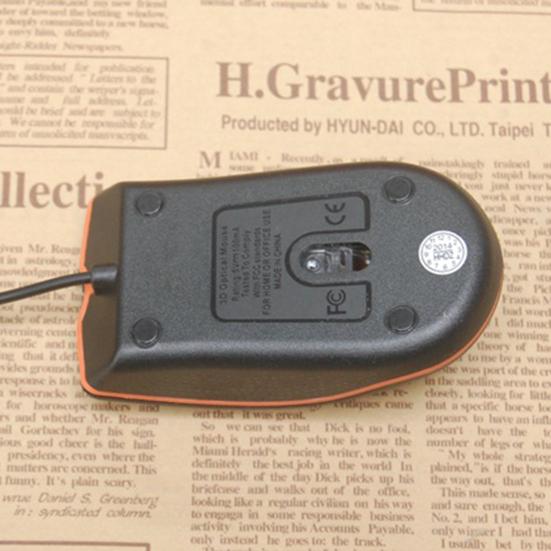 M20 Wired Mouse Frosted High Sensitivity Ergonomic Plug and Play Mini Optical Computer Mice for Office