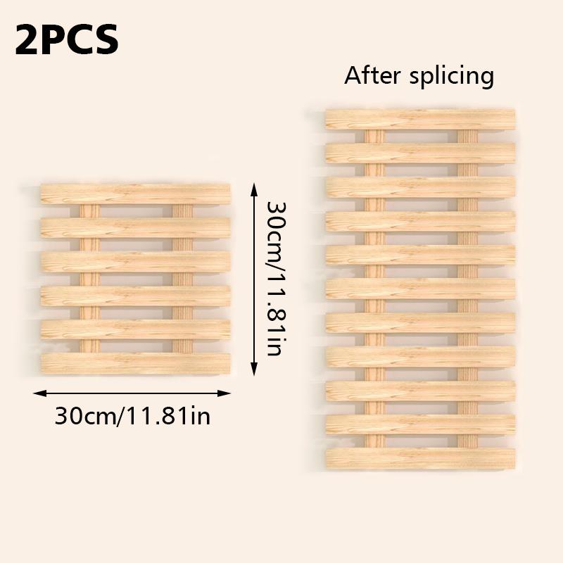 

1/2/3/4 шт. Деревянная подвесная стойка Bohemian Anti-corrosion Flower Layout Living Room Potted 30x30cm 2pcs