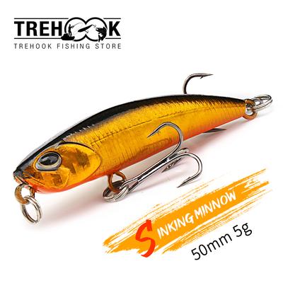 Sinking Pencil Minnow Fishing Lure 50mm 5g Long Casting Stickbait Wobblers Artificial Bait for Bass Trout Fishing Tackle