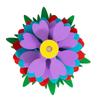 Creative Wooden Rotating Flower Decompression Toy