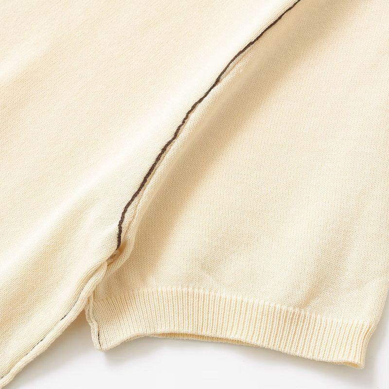 Kaslead New Women Clothes Western Style Versitile Fashion Trim Short Sleeve Knitted Top 3390008