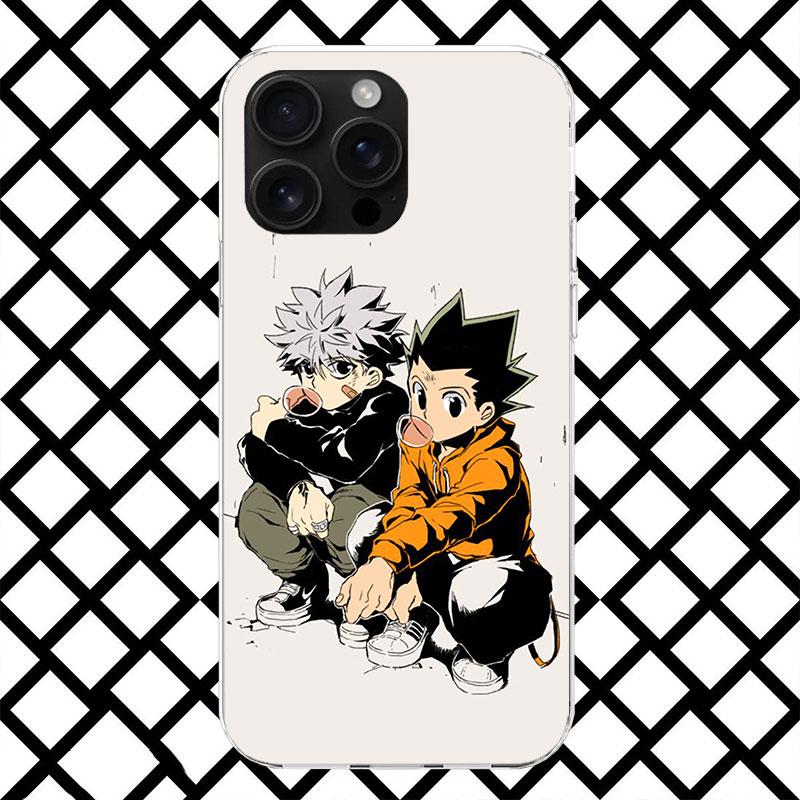 Hunter X HXH Anime Phone Case for iPhone 17 Air 16 16E 15 14 Plus 13 Mini 12 11 Pro Max 7 8 + SE 2020 Soft Cover Fundas 17 Air 1