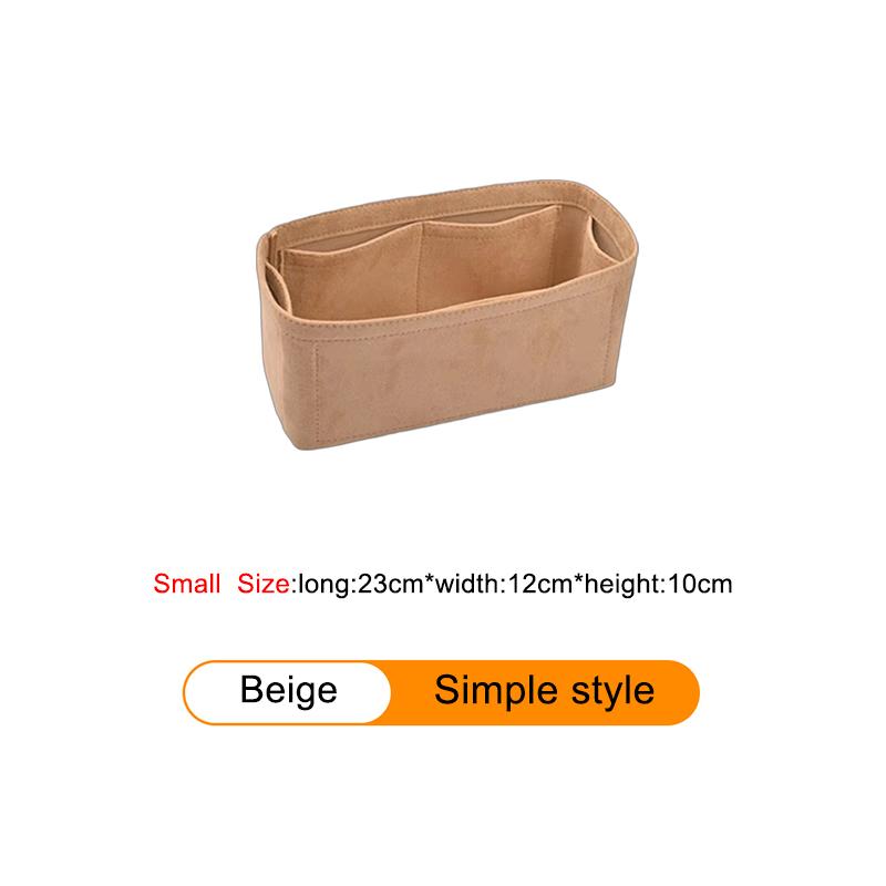 

Bag Organizer Insert For H-Birkin 25 30 35 Handbag Velvet Material Cosmetic Bag Support Storage Inner Modification Bag Accessory 1 piece