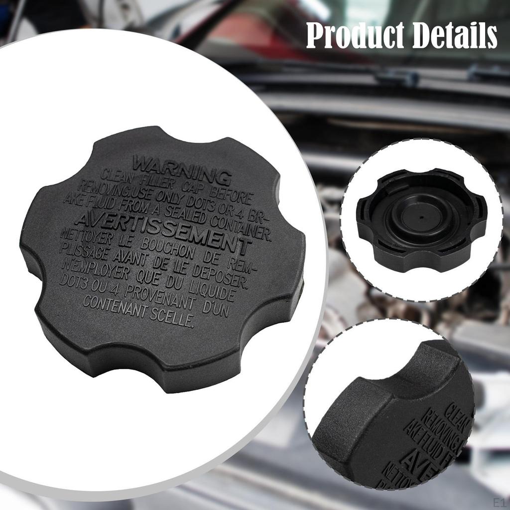 585312B500 Brake Master Cylinder Reservoir Tank Cap Black Automotive Accessories Professional