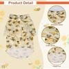 Pet Dog T Shirt Clothes - Cute Adorable Leopard & Bee & Cow Print, Lightweight Cozy Soft Homewear Outfit Pet Wear Clothes
