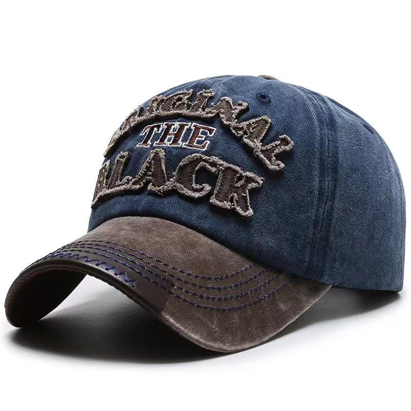 Hat Men's Washed Denim Cap Korean Version Outdoor Sunscreen Casual Versatile Street Spring and Autumn Shade Baseball Cap