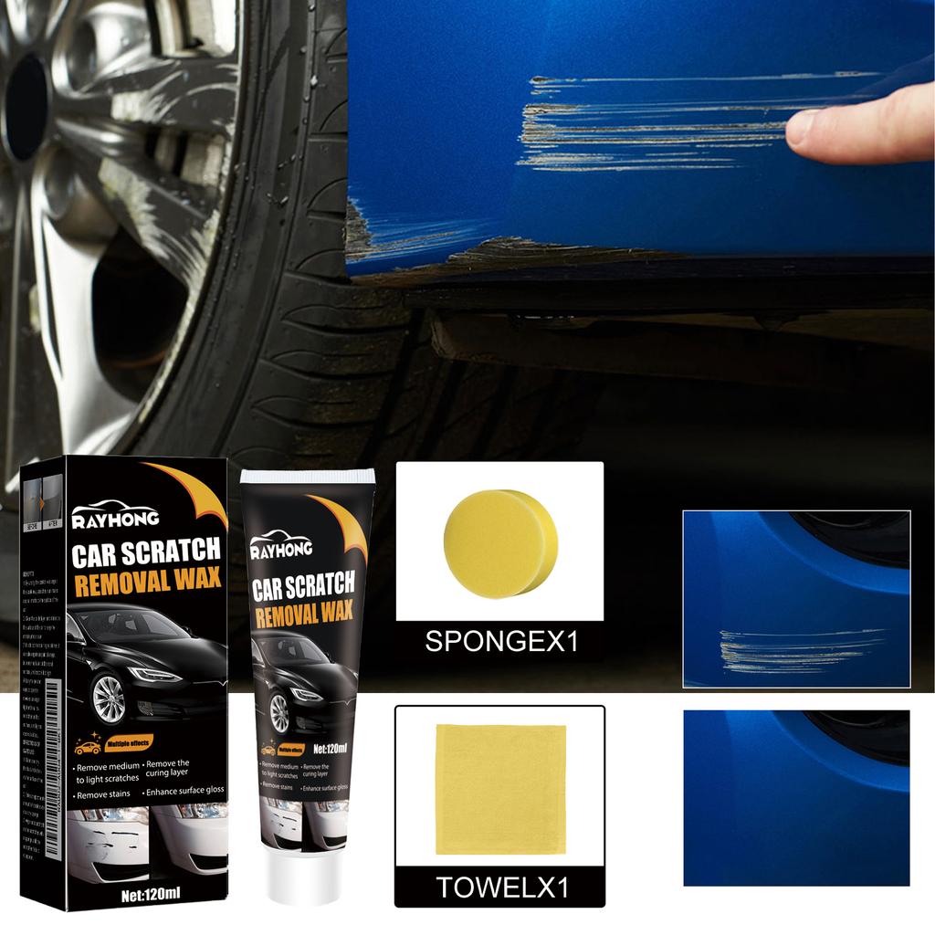 Car scratch wax, car paint protection, polishing, scratch removal, maintenance, paint surface repair, cleaning, degreasing, polishing agent