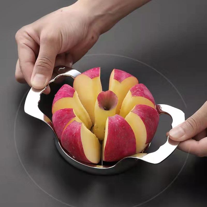 Stainless Steel Portable Thickened Fruit Cutter Household Fruit Segmentation Decore Kitchen Tool