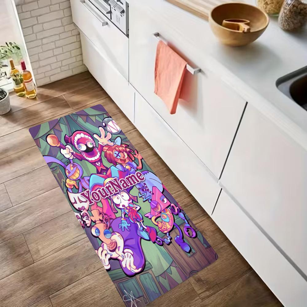 Digital Circus Customize Your Name Kitchen Rug Runner Rug Laundry Mat Hallway Entryway The Best Gift Choice