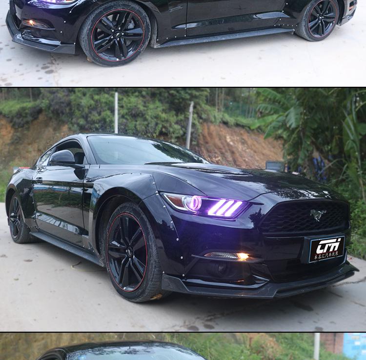15-17 Ford Mustang Rocket Bunny Wide Body Kit: Widened Wheel Arches for Cross-Border Exclusivity
