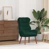 Armchair Dark Green 69 X 74 X 93 Cm Velvet