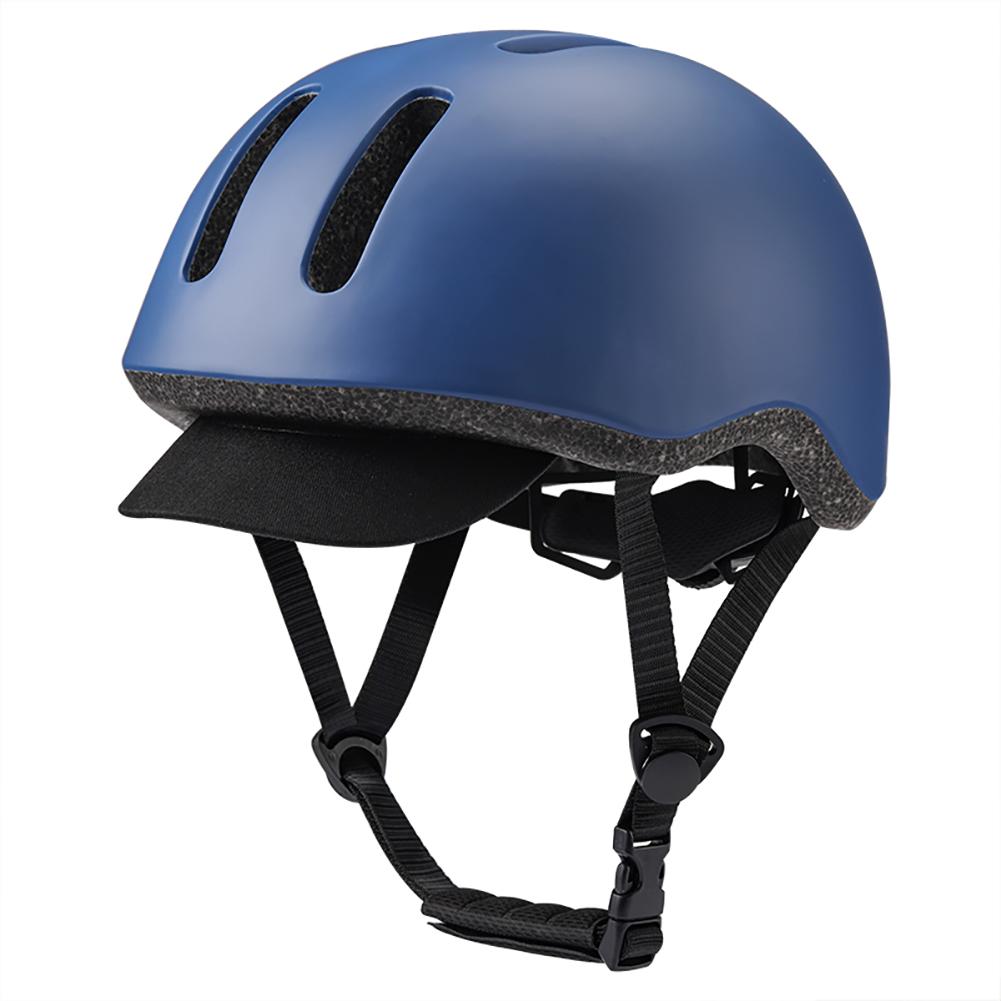 Cycling Helmet Breathable Lightweight with Brim Protection Gear for Bike Electric Scooter Adjustable Protective Helmet
