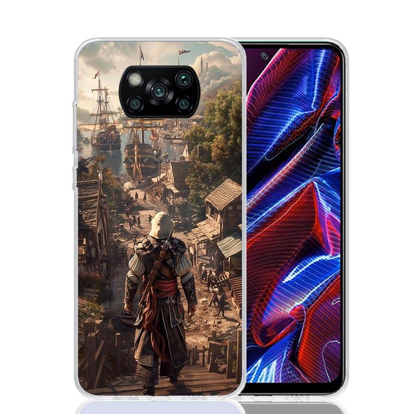 

A-Assassins Game Creed Phone Case For Xiaomi Poco F7 Ultra X7 X6 Pro X5 Redmi 15 15C 13 13C 12 12C 10 10A 10C 9 9A 9C 9T Shell P Redmi 13C