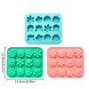 3 Pack Flower Mold Silicone Daisy Flower Chocolate Molds Floral Sunflower Tulip Daisy Candy Baking Molds Cake Pop Mold