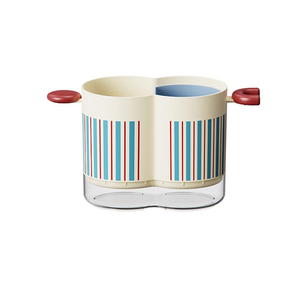 Odnímatelný úložný box na hůlky Plastový odkapávač na nádobí pro domácnost