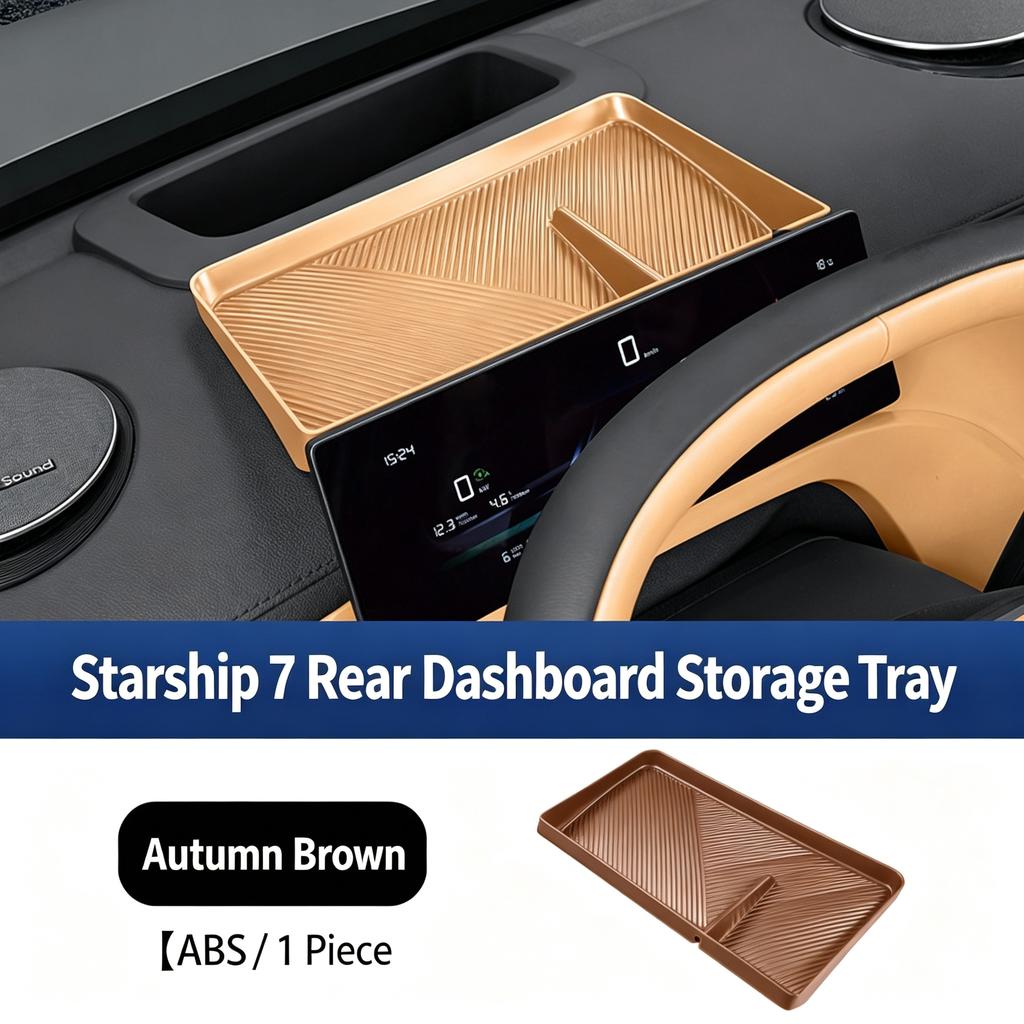 For Geely Starray EM-i EX5 EM-i Instrument Screen Rear Storage Box Car Storage Organization Interior Accessories