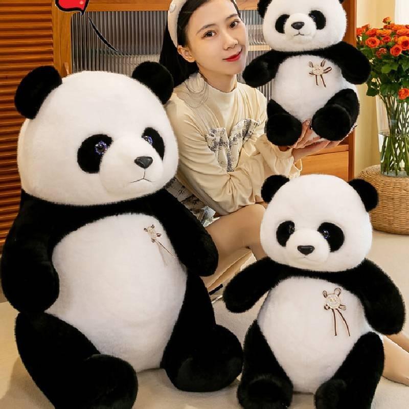 Adorable Giant Panda Plush Toy Soft Stuffed Animal For Kids Girls Birthday Gift