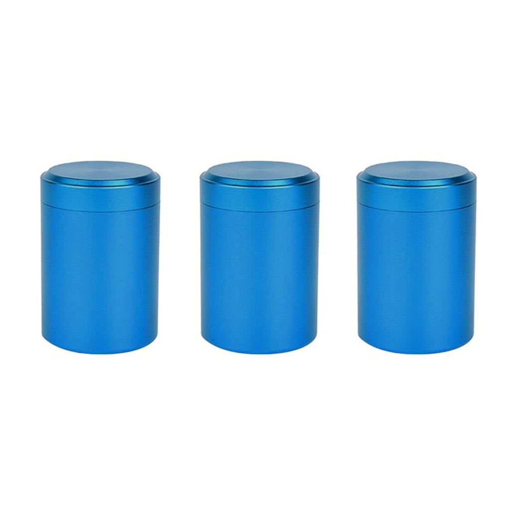 Airtight Smell Proof Container Quality Stainless Steel Mini Tea Cans Herb Stash Jar Chai  Coffee Storage Box Tea Caddies Box