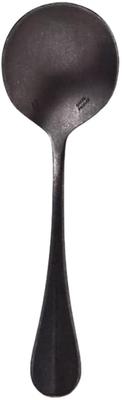 SCHWARZ VINTAGE INOX Baguette Klassischer Bouillonlöffel, Hergestellt in Japan, Perfekt für Cafés und Restaurants, Suppe, Edelstahl, Gealtertes Finish,